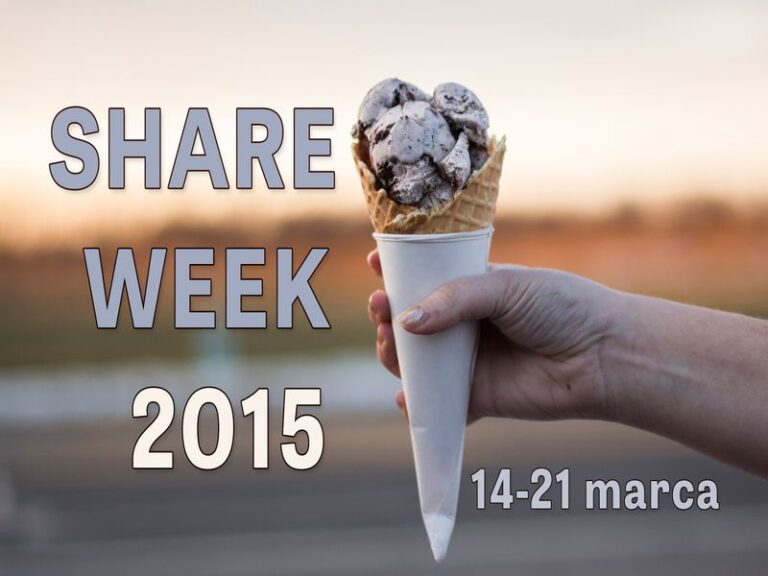 Share Week 2015. A Ty kogo czytujesz?